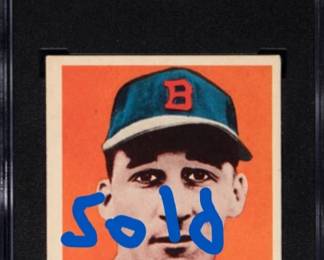 Warren Spahn 1948 Leaf  SGC 5 Sold