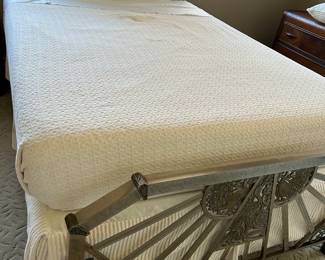 DECO BED FRAME NICKEL OVER BRONZE