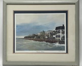 Cherrie Nute "Charleston’s Battery" Framed Print