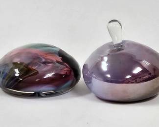 Howard Wilson Art Glass Perfumers & Paperweight