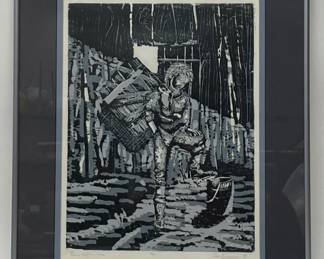 1991 Dan Ferguson "Time Before Me" Framed Print