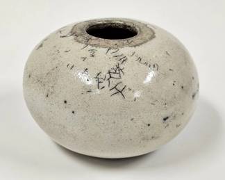 Wyman Rice Ceramics Round Vessel