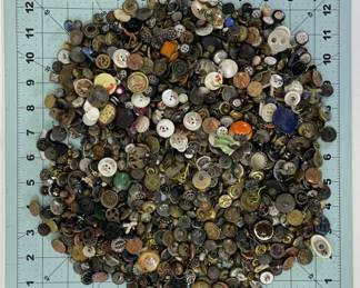 Lot of Small Buttons - Various Designs