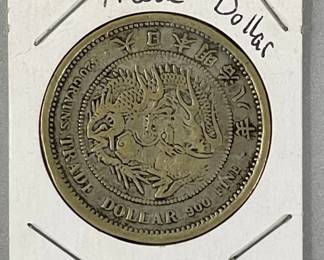 1875 Japan Meiji Era Trade Dollar Ungraded