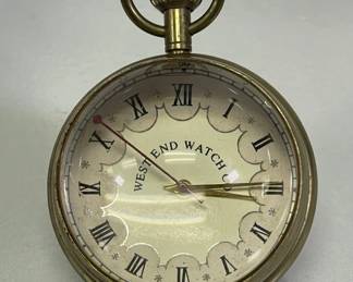 Vintage West End Watch Co. Desk Paperweight