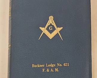 1974 Freemason Illustrated Bible Lodge 631