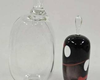 2 Howard Wilson Art Glass Perfumers