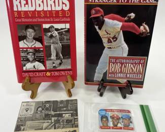 Cardinals Hrabosky Autograph & Other Collectibles