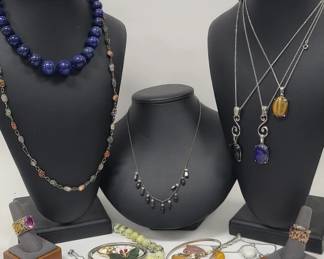 Semi-Precious Stones - Rings, Bracelets, Necklaces