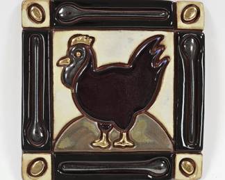 Janet Tobler Terracotta Tile 22k Embellished