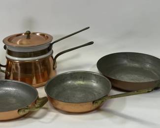 5 Piece Copper Cookware Collection