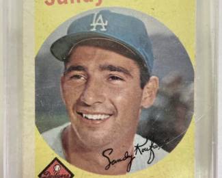 1959 Topps Sandy Koufax #163 Dodgers Card