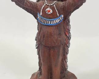 D.H. Hissen LHS 1981 Resin Chief Illini Figure