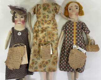 Kentucky Craft Cloth Dolls by Elna Rosemaree Huff