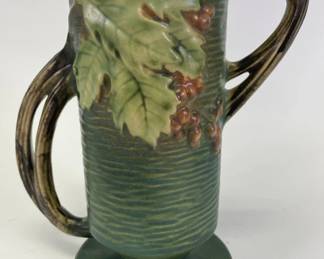 Roseville Pottery Green Bushberry 82-7" Vase