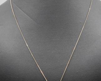 D'Joy Sterling w/ Tanzanite & Diamond Necklace