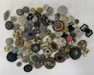 Vintage Buttons - Mostly Rhinestones
