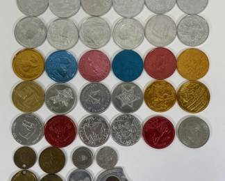 Vintage Lucky Coins, Advertising, Casino Coins