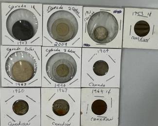 Canadian Coins incl 1903 One Cent