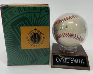 Ozzie Smith St. Louis Cardinals Signed Baseball