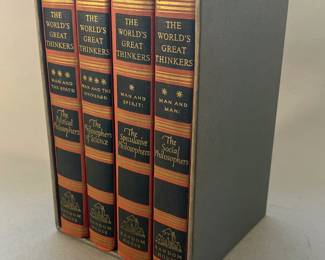 “World’s Greatest Thinkers” Complete 4 Volume Set