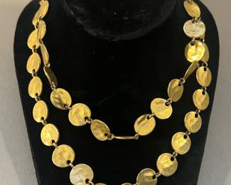 Gold Tone Necklace 