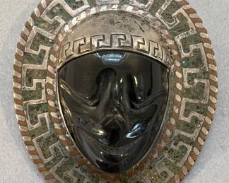 Mid Century Modern Los Castillo Sterling Silver Brooch