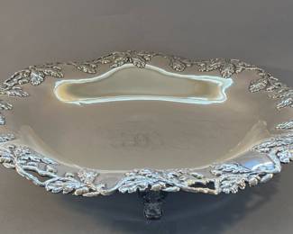 Large Sterling Silver Footed Centerpiece Bowl by Shreve & Co