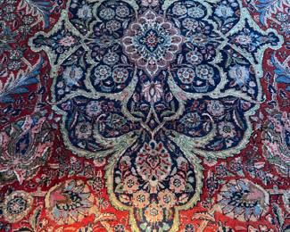 Simi Antique Mashad Handwoven Wool Rug, Approximately 13’ x 20’