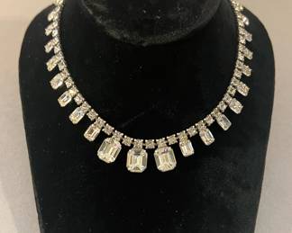 Vintage Rhinestone Necklace 