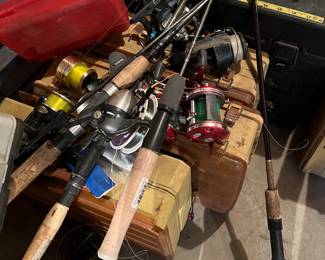 Fishing poles and gear