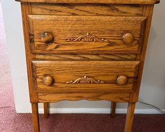 Oak side table