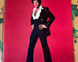 Tom Jones souvenir program from 1977 tour