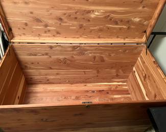 Large cedar chest