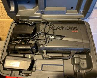 Vintage Magnavox video camera in case