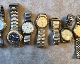Assorted men's watches