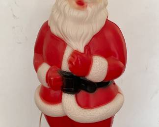 Blow mold Santas (1 large and 2 small)