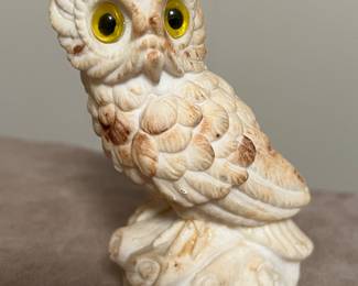 Stone owl figurine from Italy