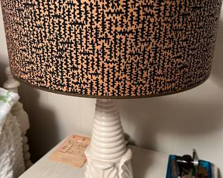 Vintage double shaded lamp