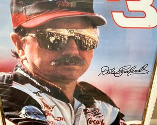Framed Dale Earnhardt photo