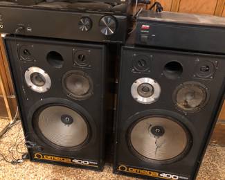 Vintage stereo equipment