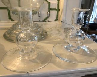 Steuben candlesticks 