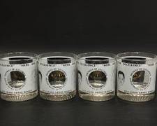 Set Of Four Vintage District of Colombia Department of Recreation tumbler glasses MCM