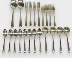 Fine Towle Candlelight Dinner Sterling Silver Flatware Set 834 Grams