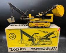 Antique Tonka Trencher Toy No 534 with Original Box