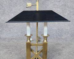 Fantastic Frederick Cooper Lamp Fantastic Brass Footed Table Lamp Tole Metal Shade