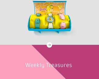 Vintage 1963-64 Mattel Barbie Doll Bradley Time Fashion Wristwatch Mechanical Set In Case #2808