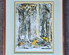 Connie Gerdts Yellow Mushroom 1/1 Signed Print