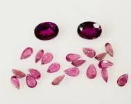 7.1 Carats Fine Faceted Pink Tourmaline & Rhodolite Garnet Loose Gemstones 21 Stones