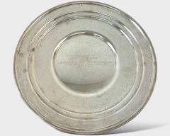 Fine 9.5" Sterling Silver Dish 213 Grams